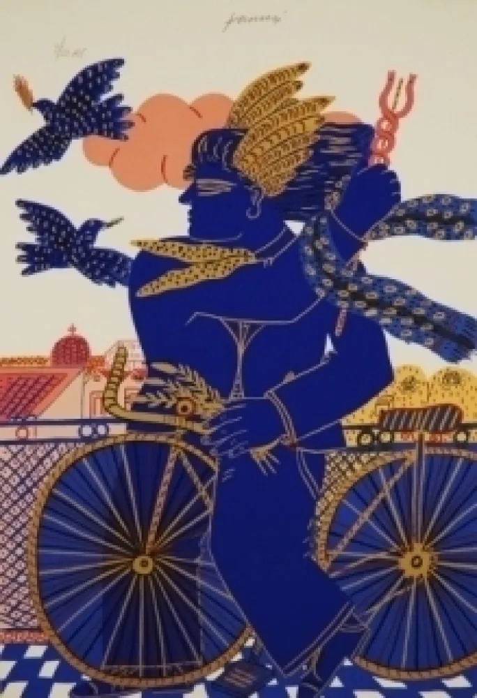 Siebdruck Fassianos - Hermes