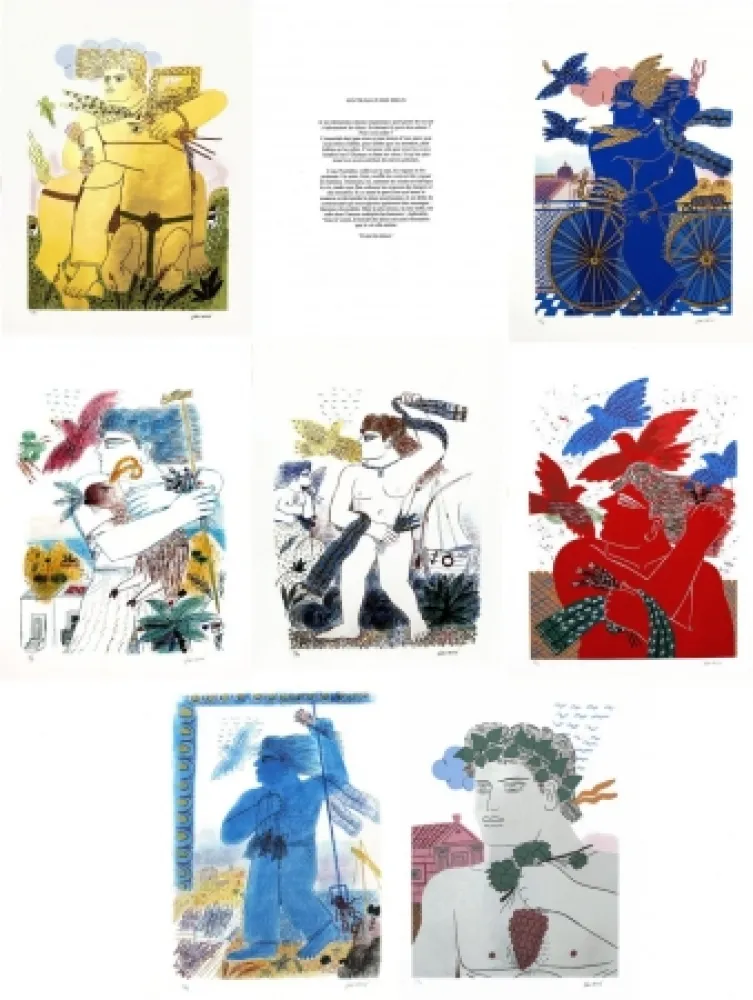 Siebdruck Fassianos - Les travaux des dieux