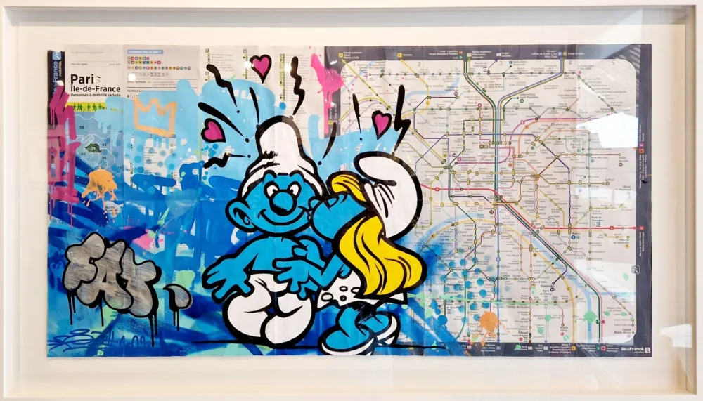 Keine Technische Fat - Smurfs (Metro Map of Paris)