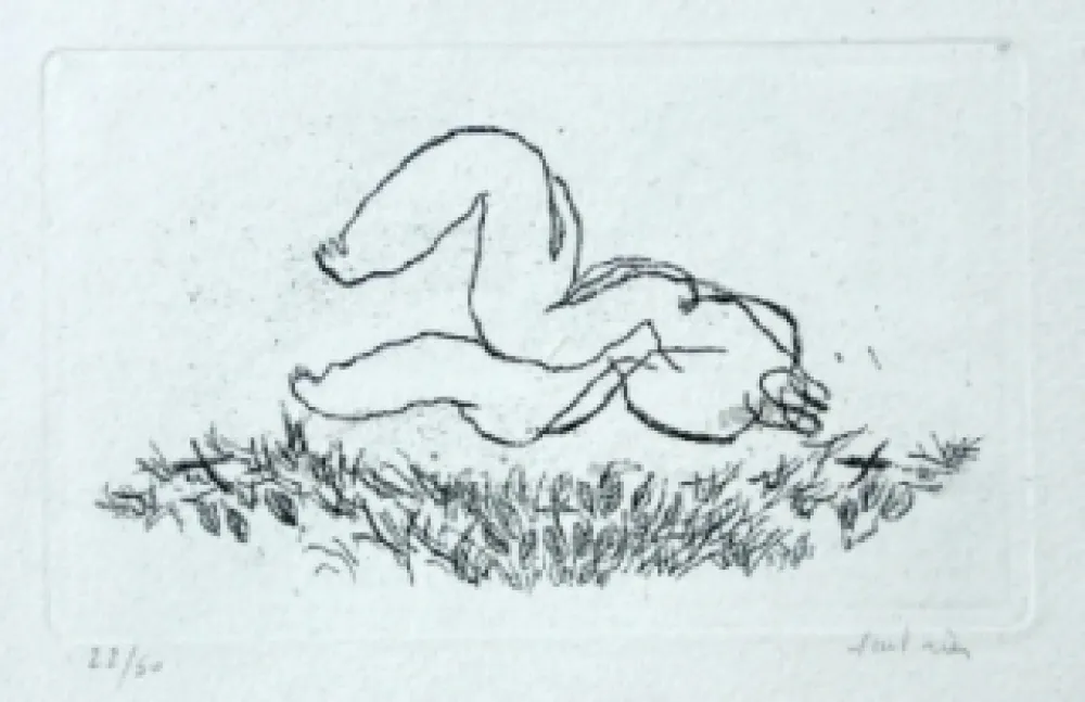 Radierung Und Aquatinta Fautrier - Alleluiah - Petit nu L