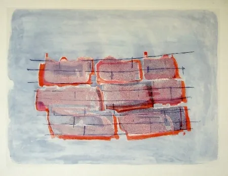 Radierung Und Aquatinta Fautrier - Construction