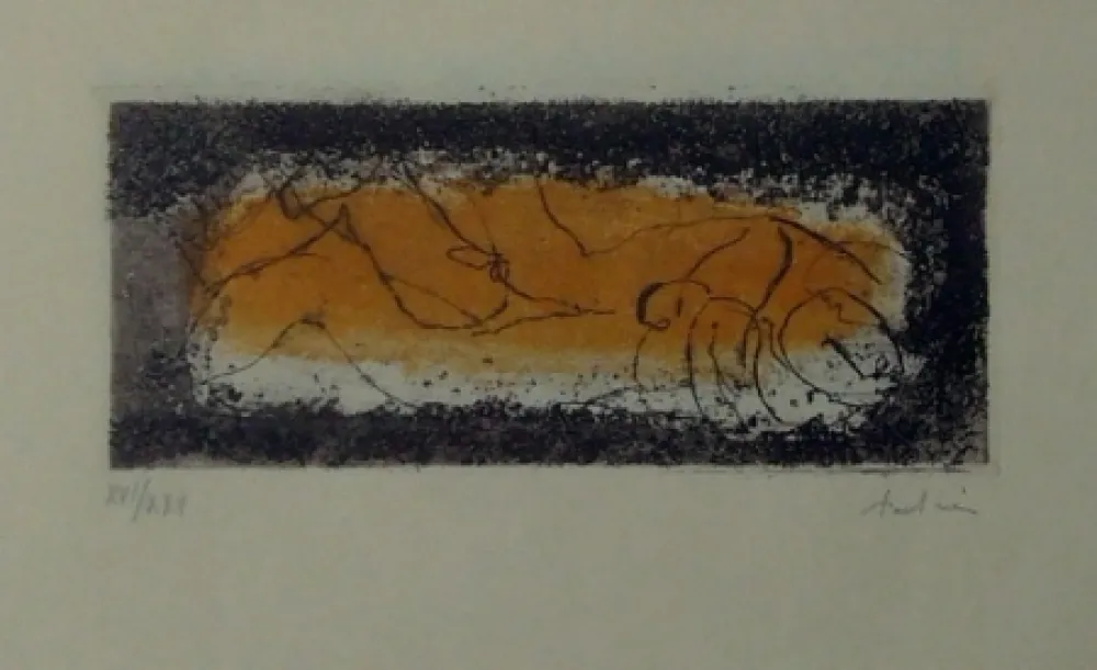 Radierung Und Aquatinta Fautrier - Couple doré