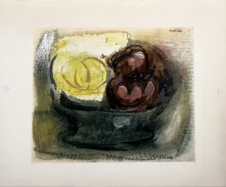 Lithographie Fautrier - FAUTRIER ŒUVRES 1915-1943. Avec une lithographie en couleurs vernie (1943)