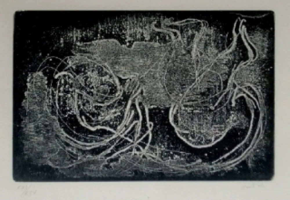 Radierung Und Aquatinta Fautrier - Femme étendue II