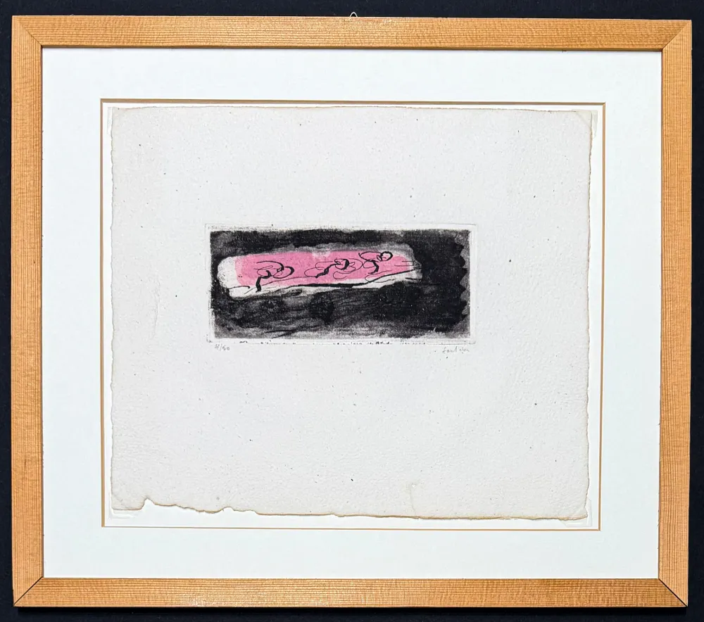 Stich Fautrier - Jean Fautrier (1898–1964) -Petit Paysage Sombre- etching aquatint on paper- 1941