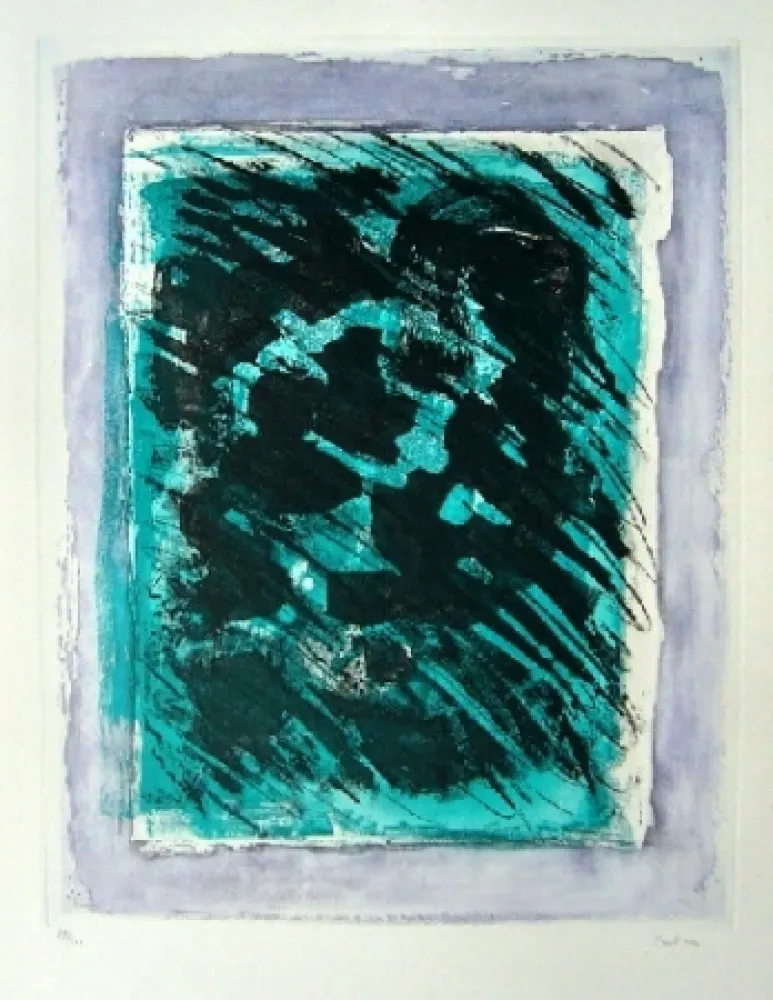 Radierung Und Aquatinta Fautrier - La forêt