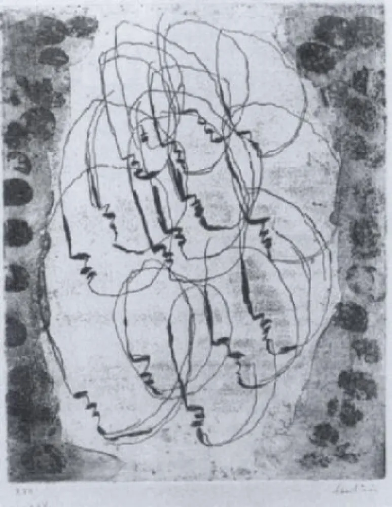 Radierung Und Aquatinta Fautrier - Les massacrés