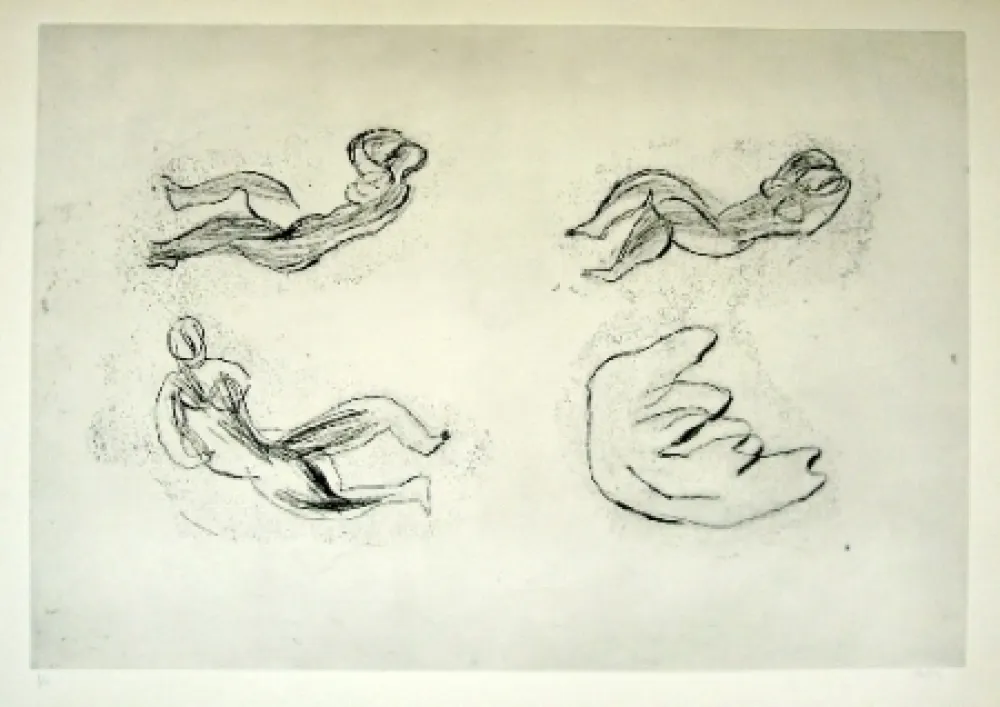 Radierung Fautrier - Naissance de la femme