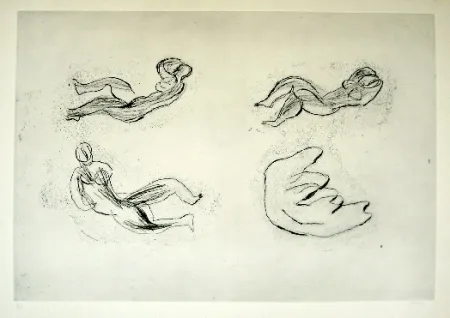 Radierung Fautrier - Naissance de la femme