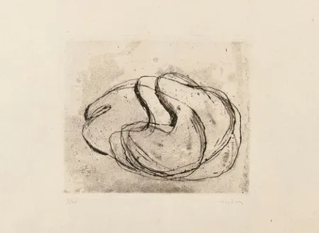 Radierung Und Aquatinta Fautrier - Nu noir