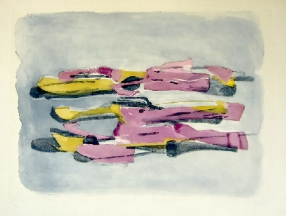 Radierung Und Aquatinta Fautrier - Paysage