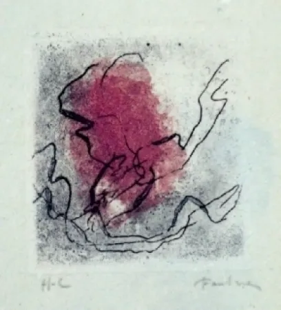 Radierung Und Aquatinta Fautrier - Paysage de Provence