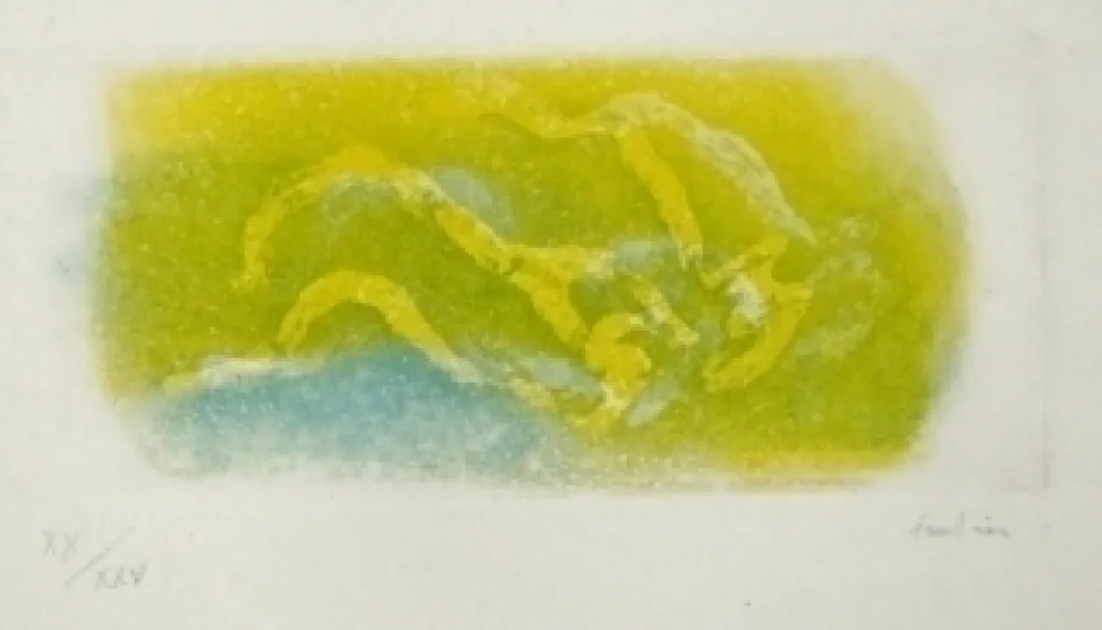 Radierung Und Aquatinta Fautrier - Paysage du midi