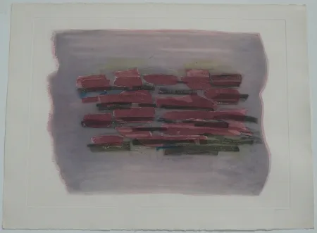 Radierung Und Aquatinta Fautrier - Paysage labouré