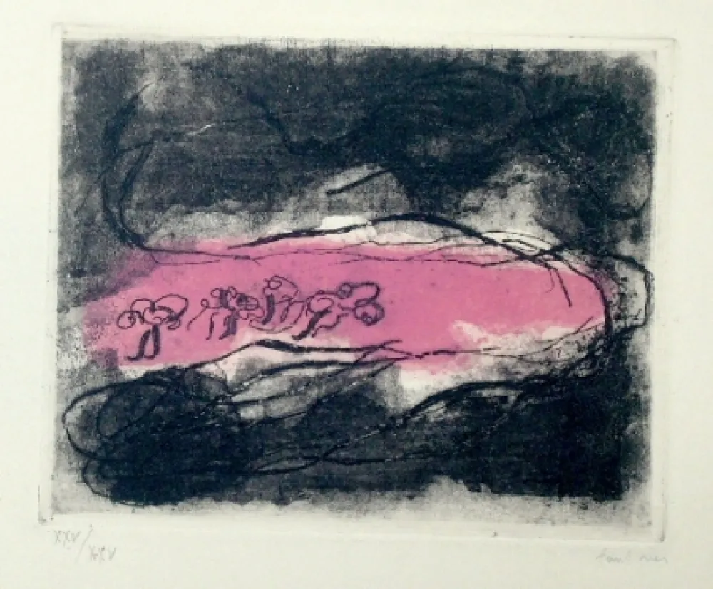 Radierung Und Aquatinta Fautrier - Paysages sombres