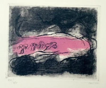 Radierung Und Aquatinta Fautrier - Paysages sombres