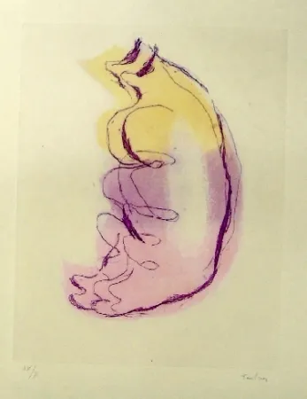 Radierung Und Aquatinta Fautrier - Petits torses de femmes