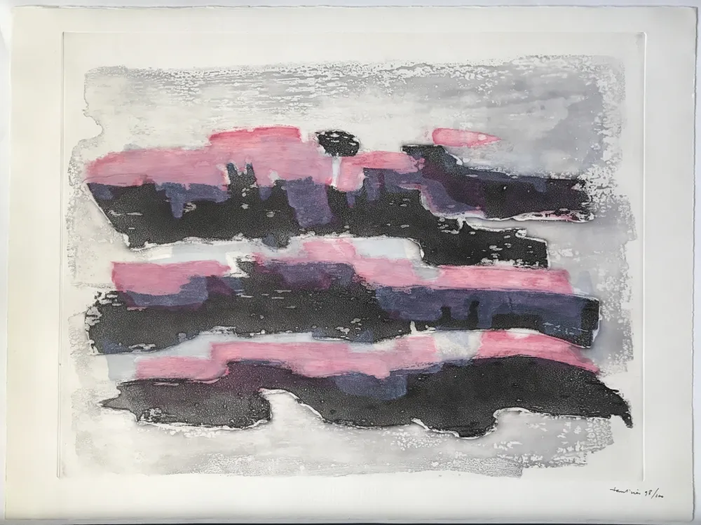 Aquatinta Fautrier - Sunset 