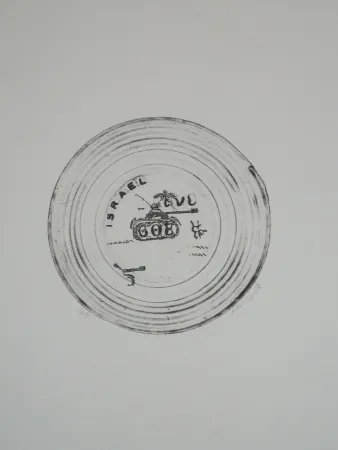 Radierung Favier - Israel