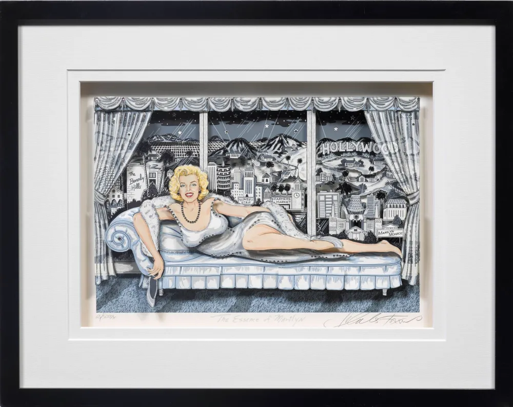 Siebdruck Fazzino - The Essence of Marilyn