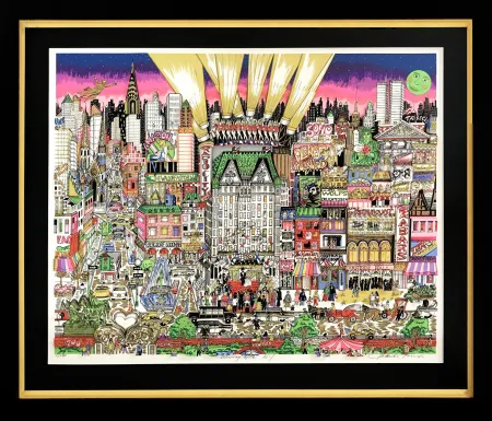 Siebdruck Fazzino - WEDDING NITE, NEW YORK