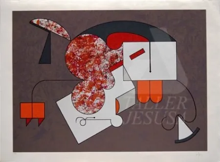 Siebdruck Felguerez - Caracoles del silencio