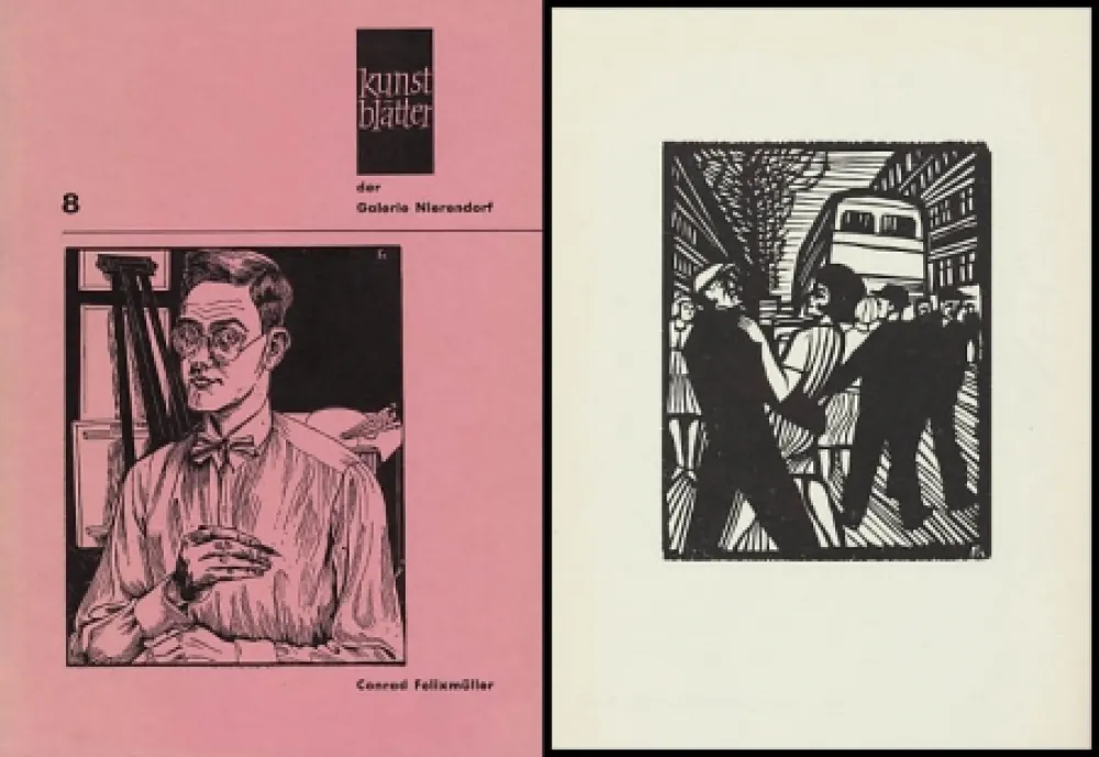 Holzschnitt Felixmuller  - Conrad Felixmüller