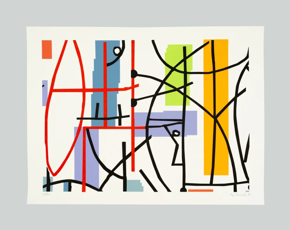 Siebdruck Fermariello - Senza titolo