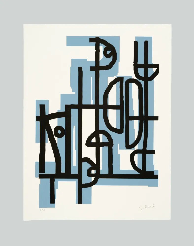 Siebdruck Fermariello - Senza titolo