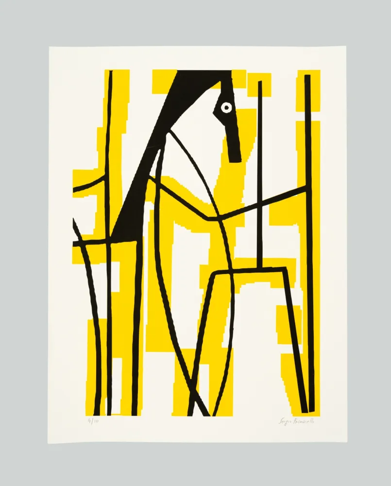 Siebdruck Fermariello - Senza titolo