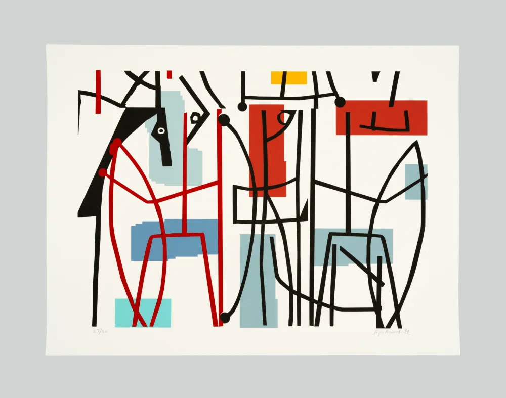 Siebdruck Fermariello - Senza titolo