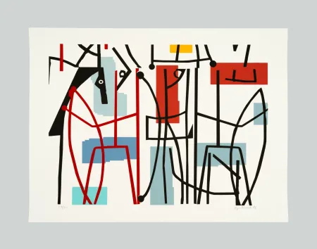 Siebdruck Fermariello - Senza titolo