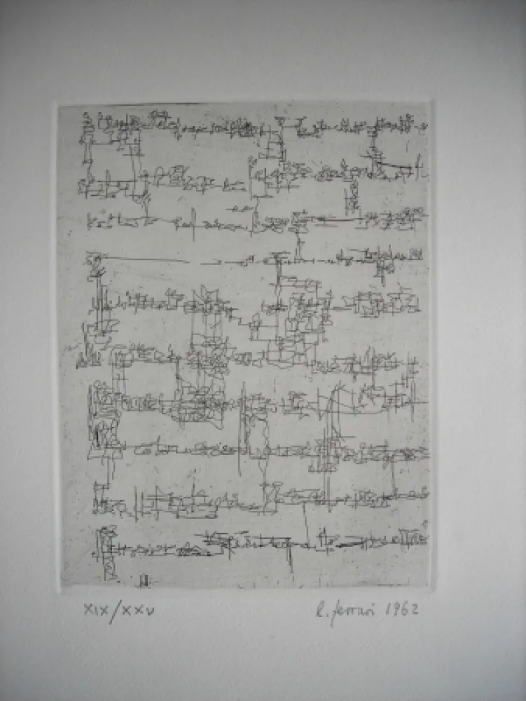 Radierung Ferrari - The international avant garde 4