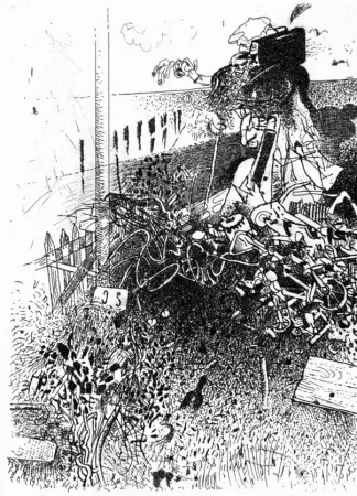 Radierung Ferroni - Il fuggiasco