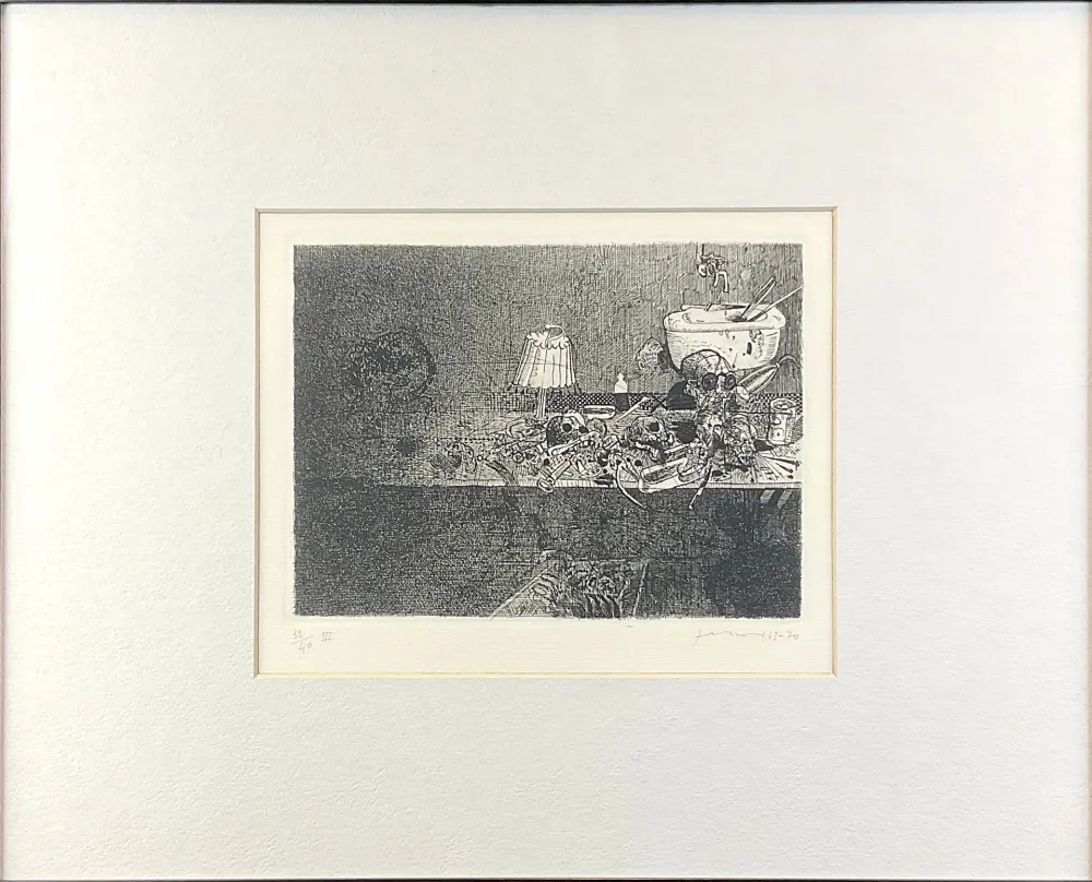 Radierung Ferroni - Olocausto
