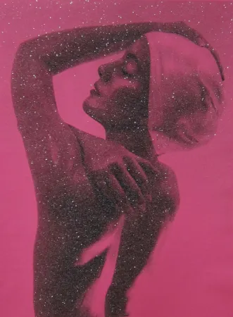 Lithographie Feuerman - SHOWER PROFILE (PINK)