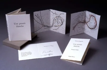 Radierung Fiedler - Une pensée blanche