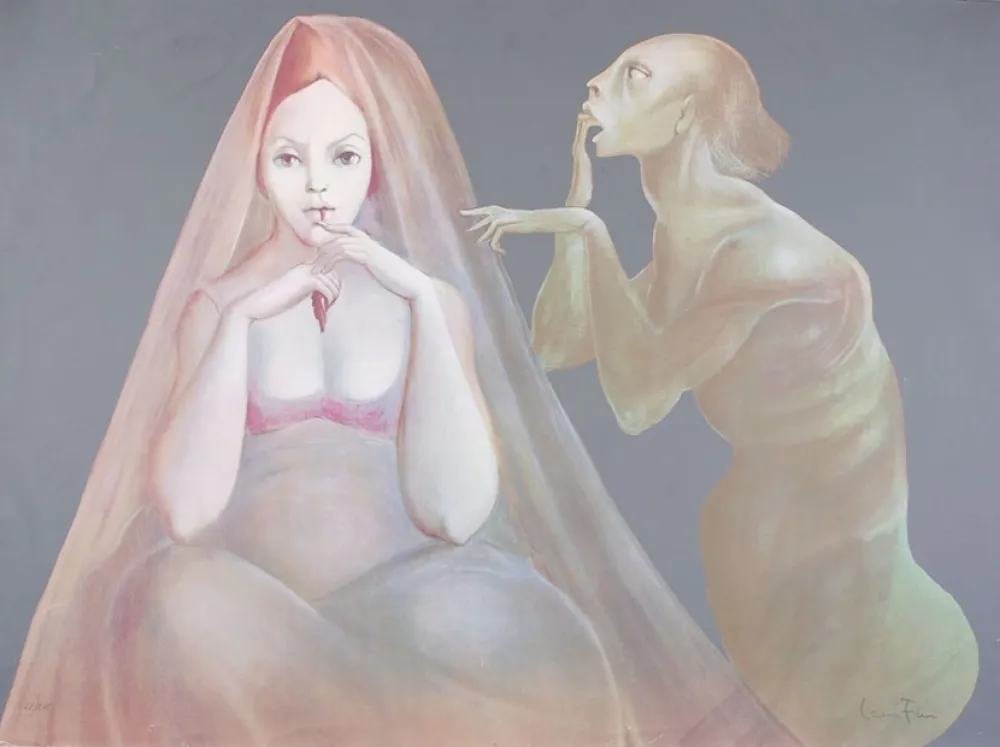 Siebdruck Fini - Amine (album: Mille et Une Nuits)