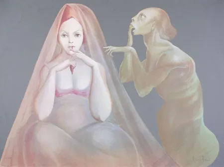 Siebdruck Fini - Amine (album: Mille et Une Nuits)