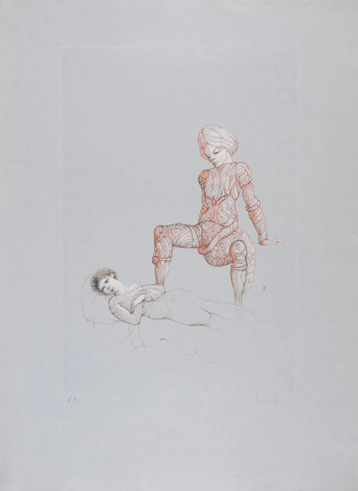 Radierung Fini - Conte de la 672 ème Nuit - V