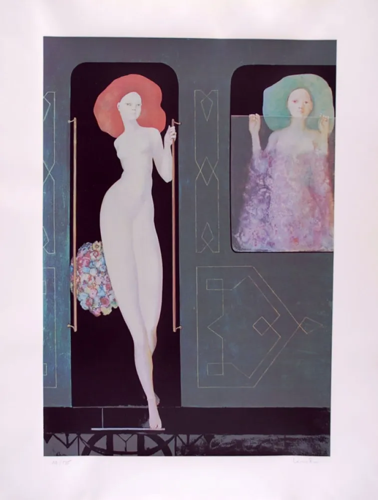 Siebdruck Fini - Vesper Express (album: Les Leçons)