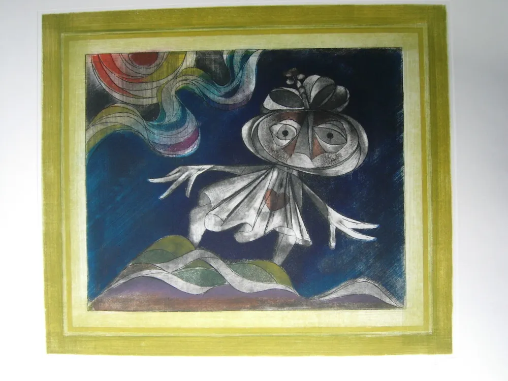 Radierung Und Aquatinta Finsterer - Goethes Walpurgisnacht