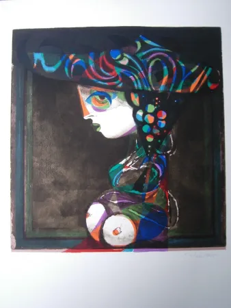 Radierung Und Aquatinta Finsterer - Mme Chl. I