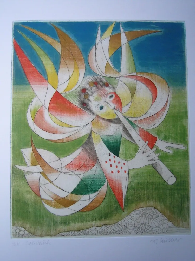 Radierung Und Aquatinta Finsterer - PAX