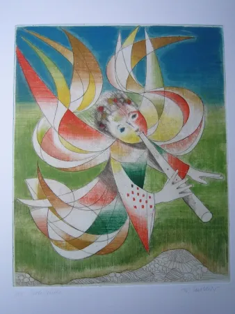 Radierung Und Aquatinta Finsterer - PAX