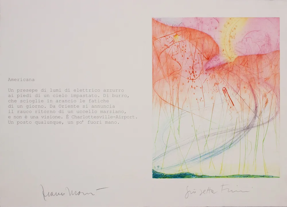 Aquatinta Fioroni - Americana