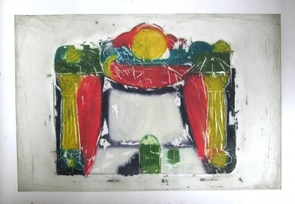 Radierung Fioroni - Senza titolo 