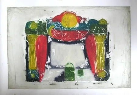 Radierung Fioroni - Senza titolo 