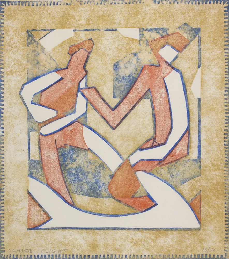 Linolschnitt Flight - Discussion