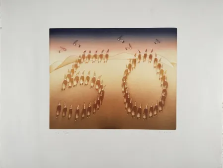Siebdruck Folon - 50
